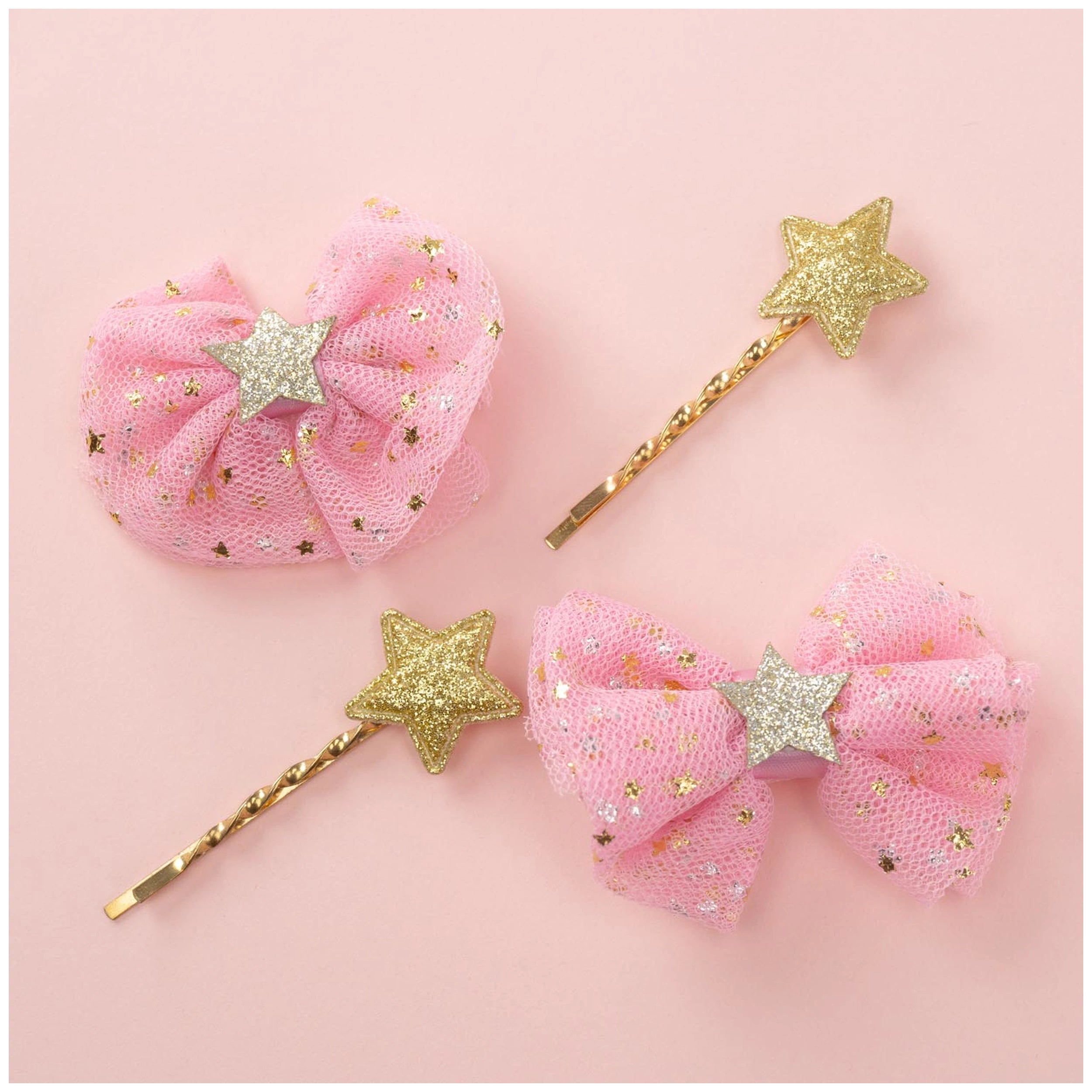 Nice - Classy Ribbon Hair Clip Set - Personal Care