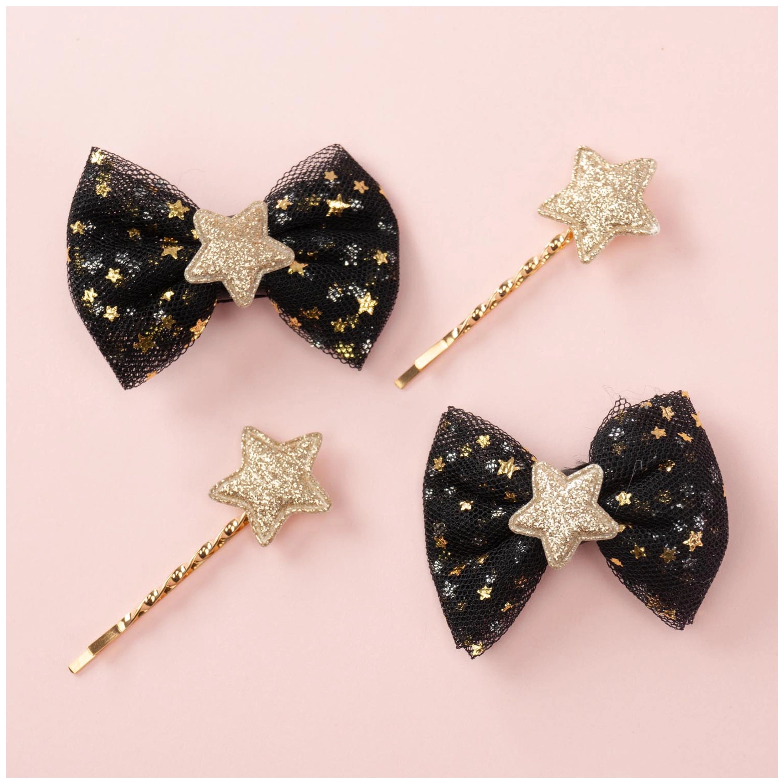 Nice - Classy Ribbon Hair Clip Set - Personal Care