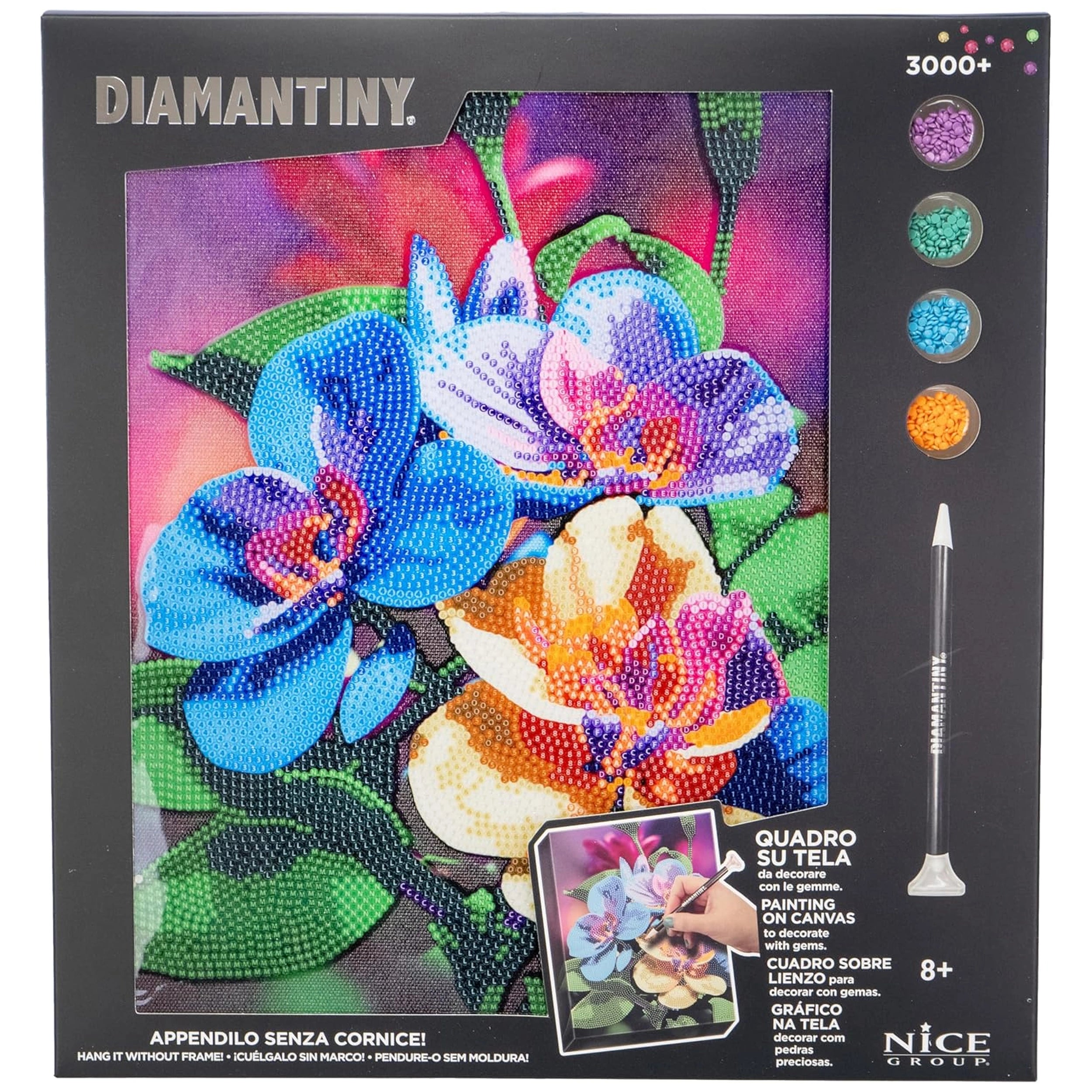Nice - Diamantiny Artist Level Up Painting On Canvas - Random Selection - Arts & Crafts
