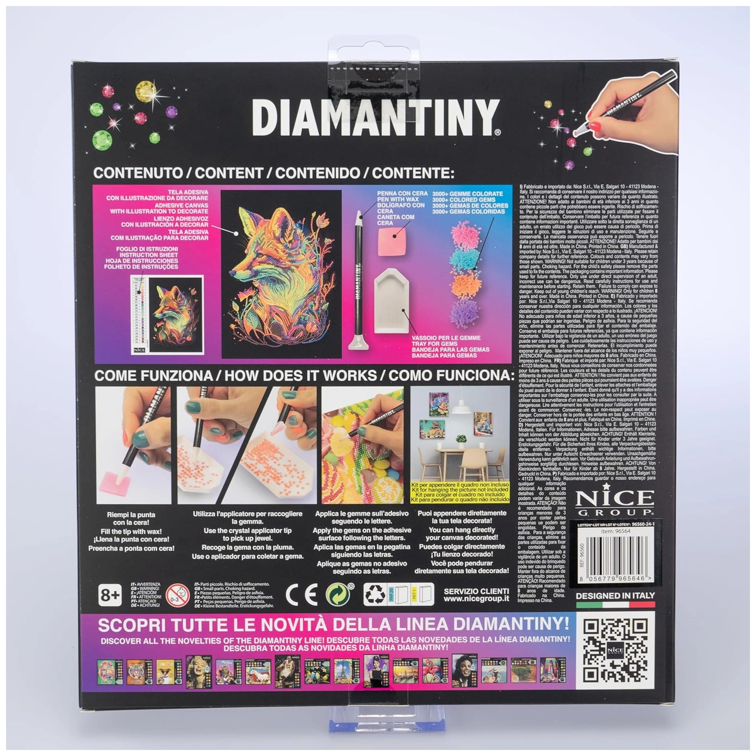 Nice - Diamantiny Artist Level Up Painting On Canvas - Random Selection - Arts & Crafts
