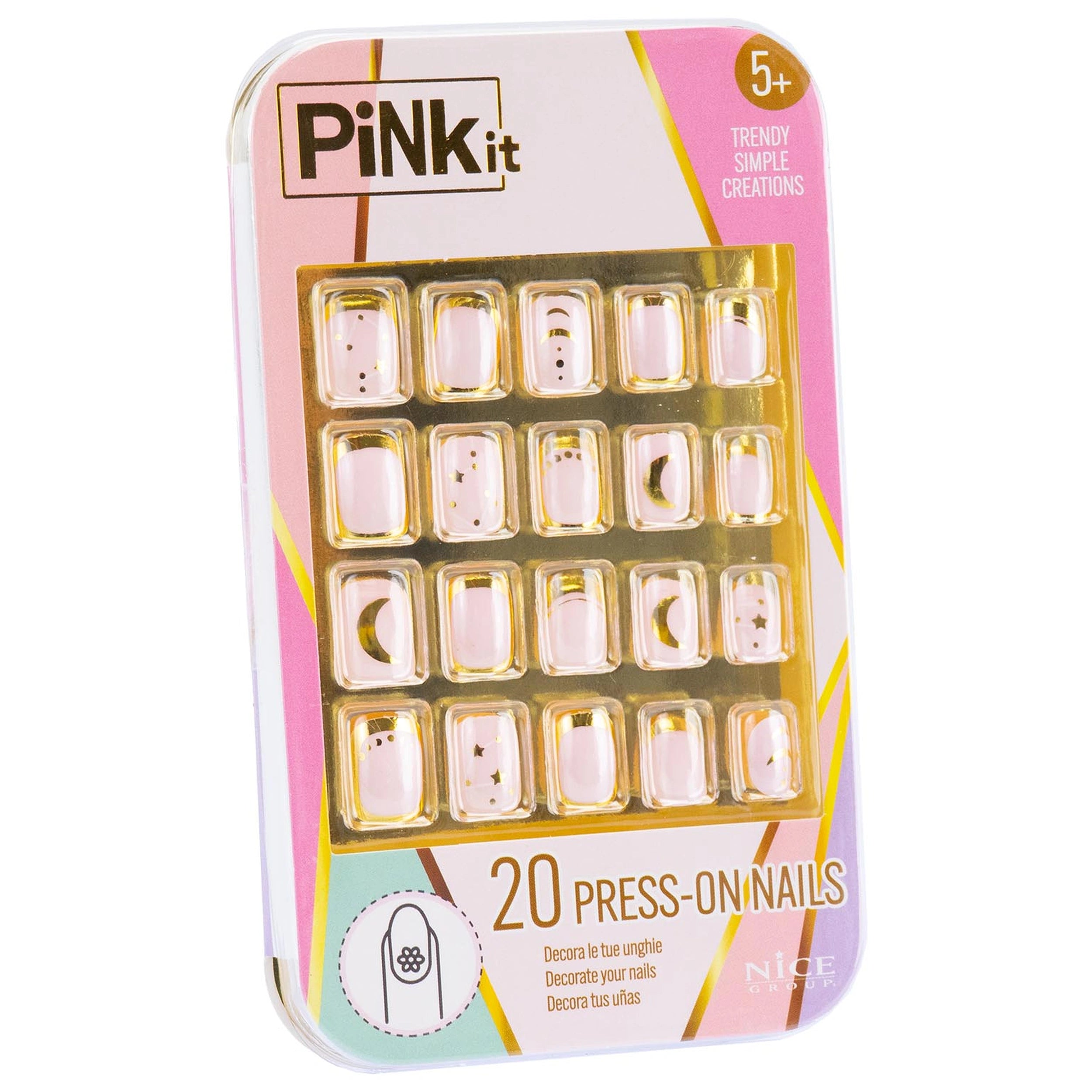 Nice - Ensemble de faux ongles Pinkit - Maquillage