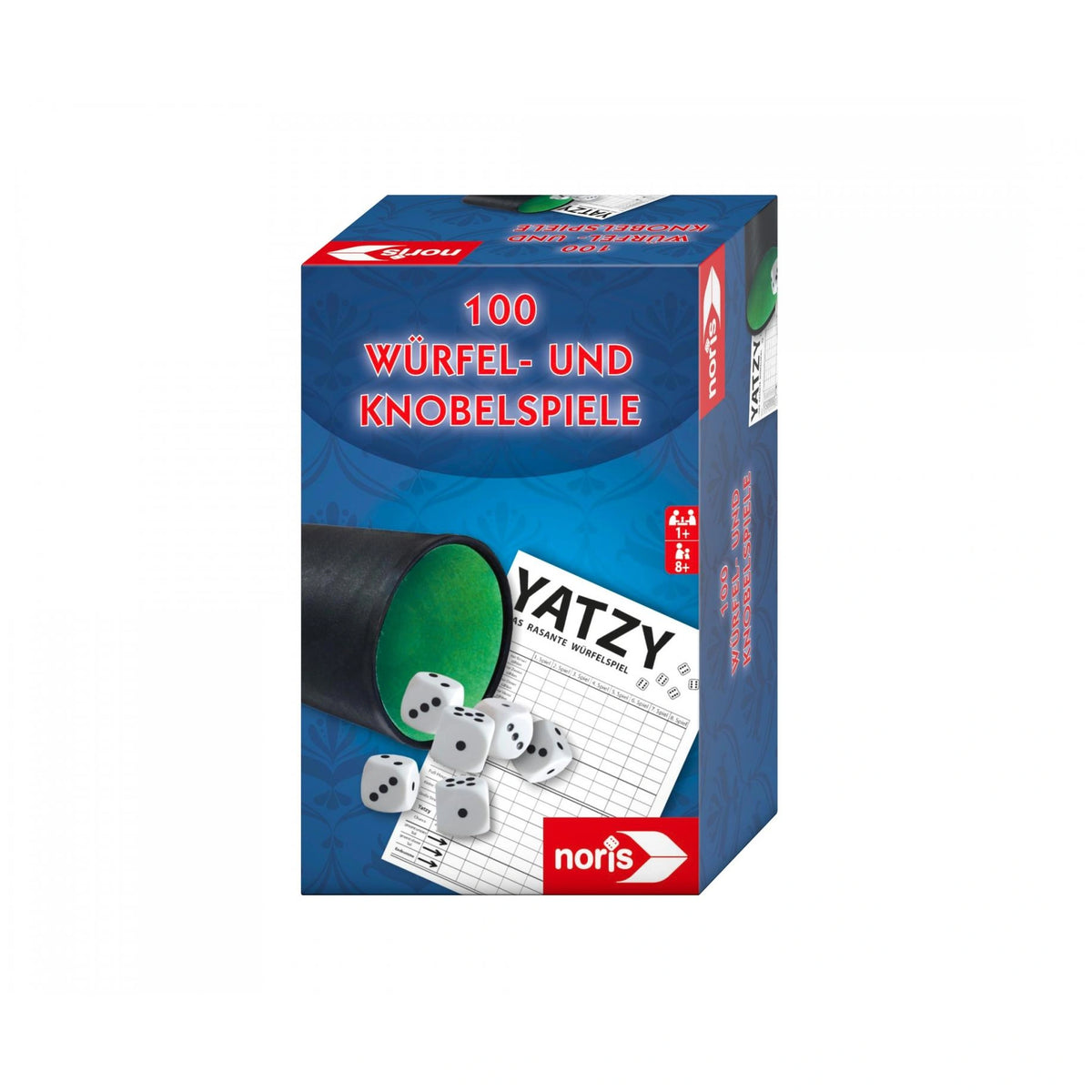 Noris - 100 Jeux de Dés et de Lancer - Jeux de Société - Édition Internationale - Jeux de Société
