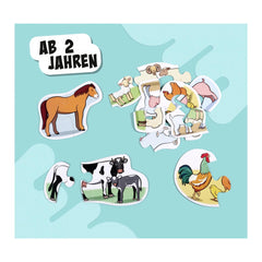 Noris - 6 premiers Puzzles – Animaux de la ferme - Puzzles - Édition Internationale - Puzzles