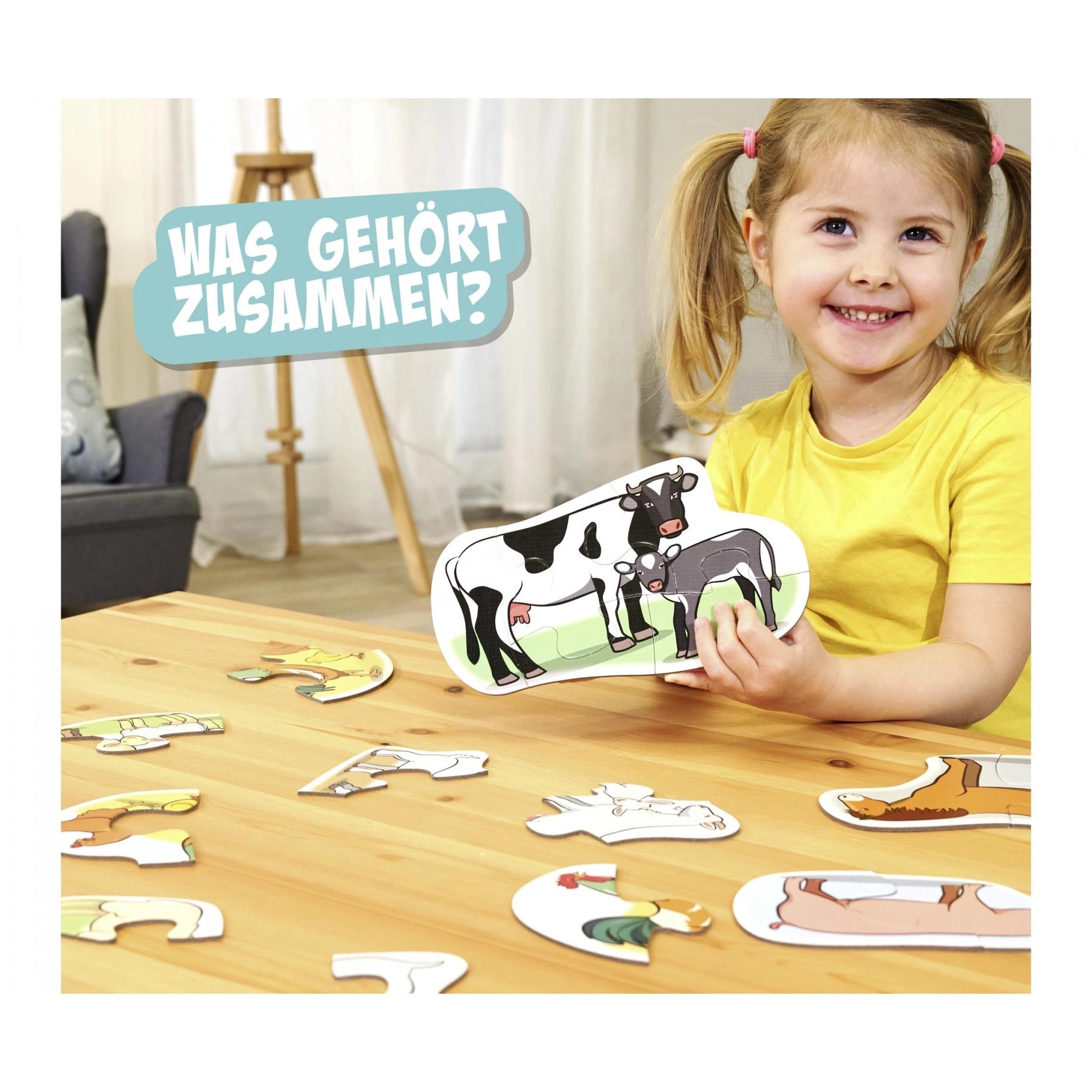 Noris - 6 premiers Puzzles – Animaux de la ferme - Puzzles - Édition Internationale - Puzzles