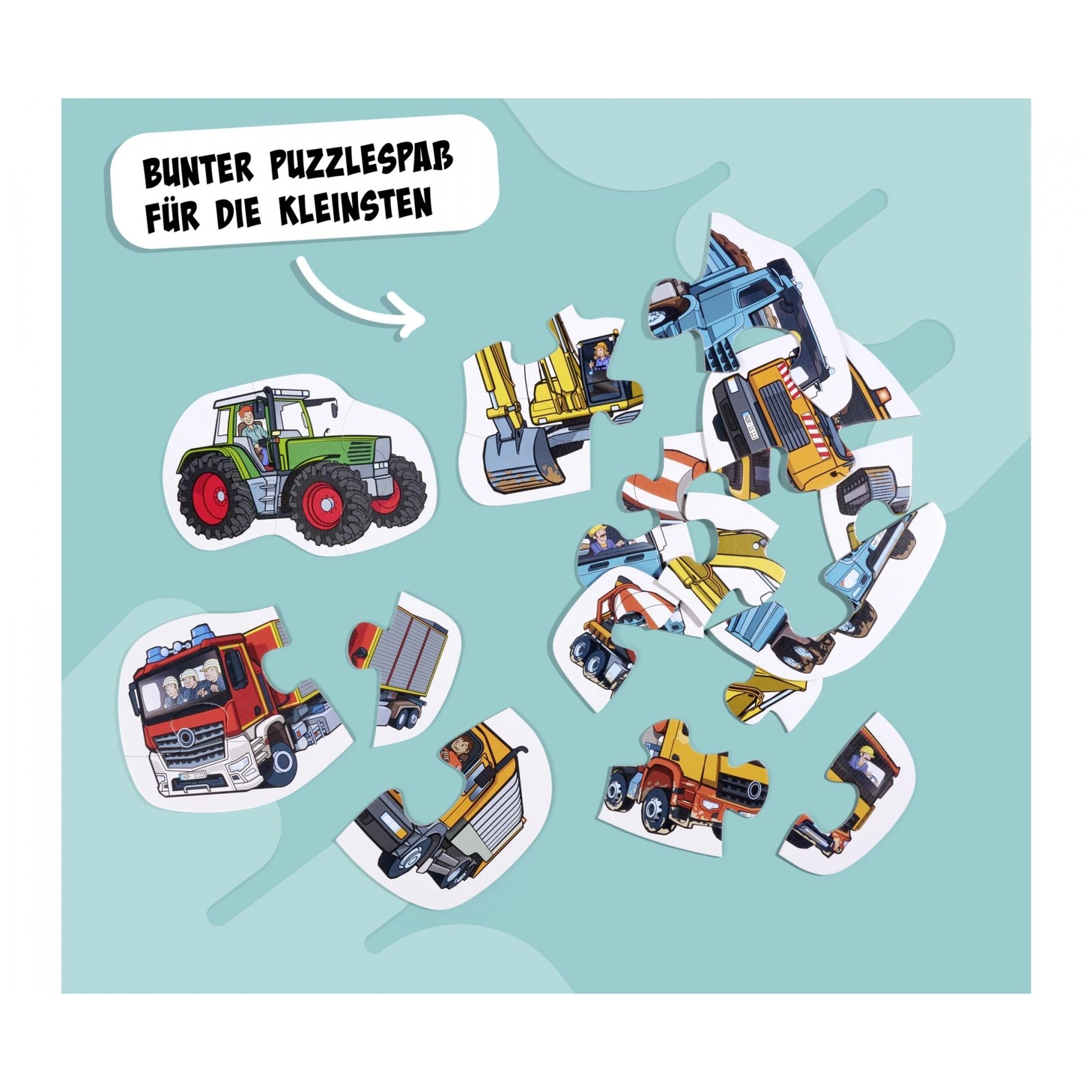 Noris - 6 premiers Puzzles - Véhicules - Puzzles - Édition Internationale - Puzzles