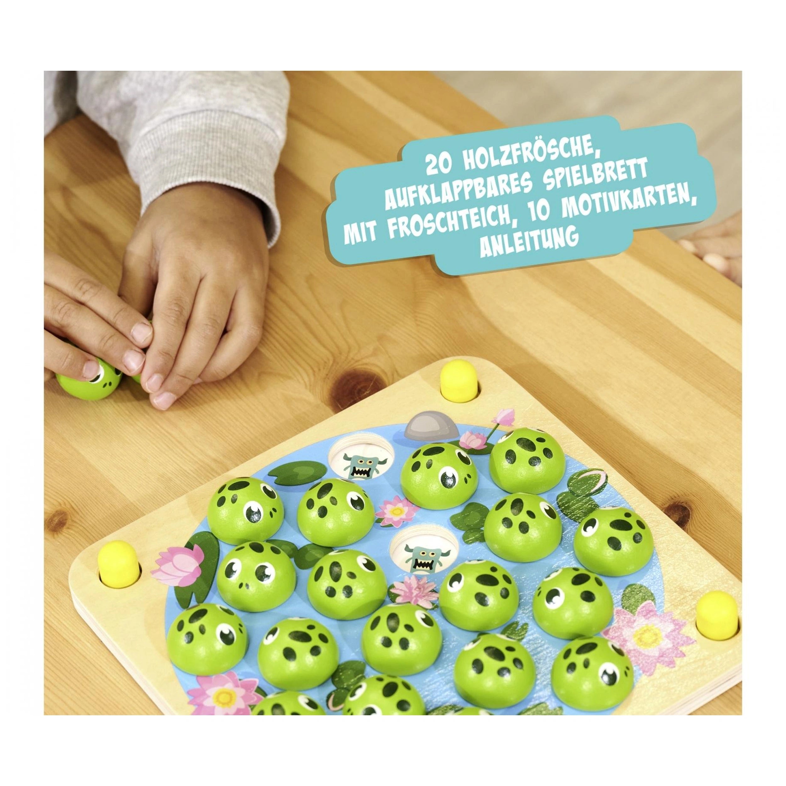 Noris - Mon Jeu de Mémoire Frog - Jeux de Société - Édition Internationale - Jeux de Société