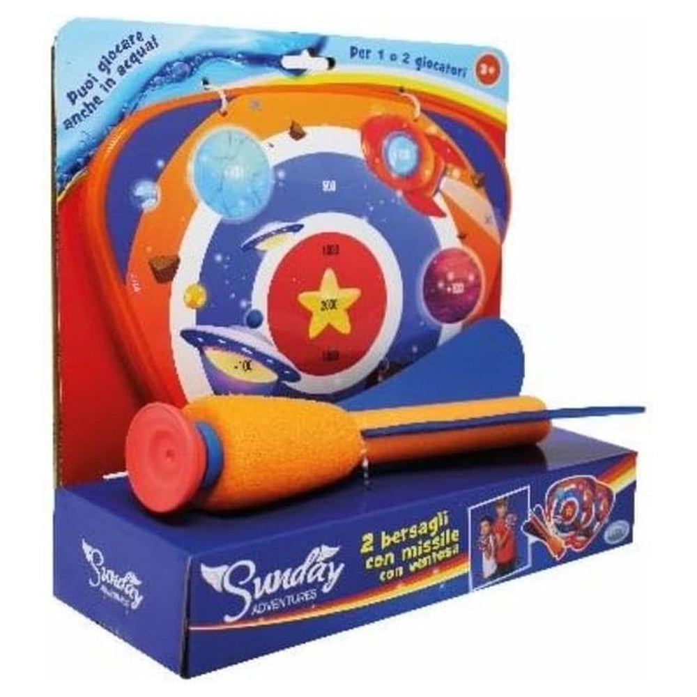 ODS - Jeux d'extérieur - Jeu de cible thème spatial - Mousse - 3 Ans+