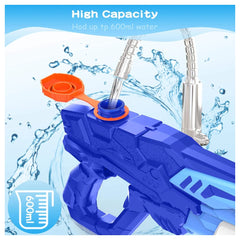 ODS - Outdoor Play Equipment - Splashmatic Pump Action Water Gun - 8m Range - 6+ Yrs