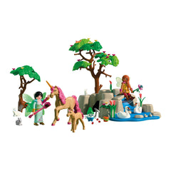 PLAYMOBIL - Excursion des Fées - Jouets Playsets - +4 - Set de Licorne 72067