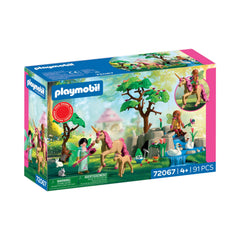 PLAYMOBIL - Excursion des Fées - Jouets Playsets - +4 - Set de Licorne 72067