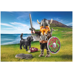 PLAYMOBIL - Viking avec chien de garde - Jeux de construction