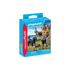 PLAYMOBIL - Viking avec chien de garde - Jeux de construction