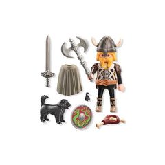 PLAYMOBIL - Viking avec chien de garde - Jeux de construction