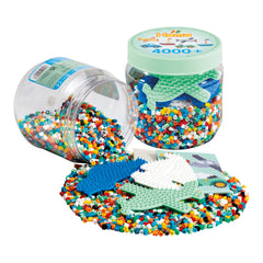 Pat Hama 4000 Perles et Plaques à Pousser dans un Tub Vert - Loisirs Créatifs