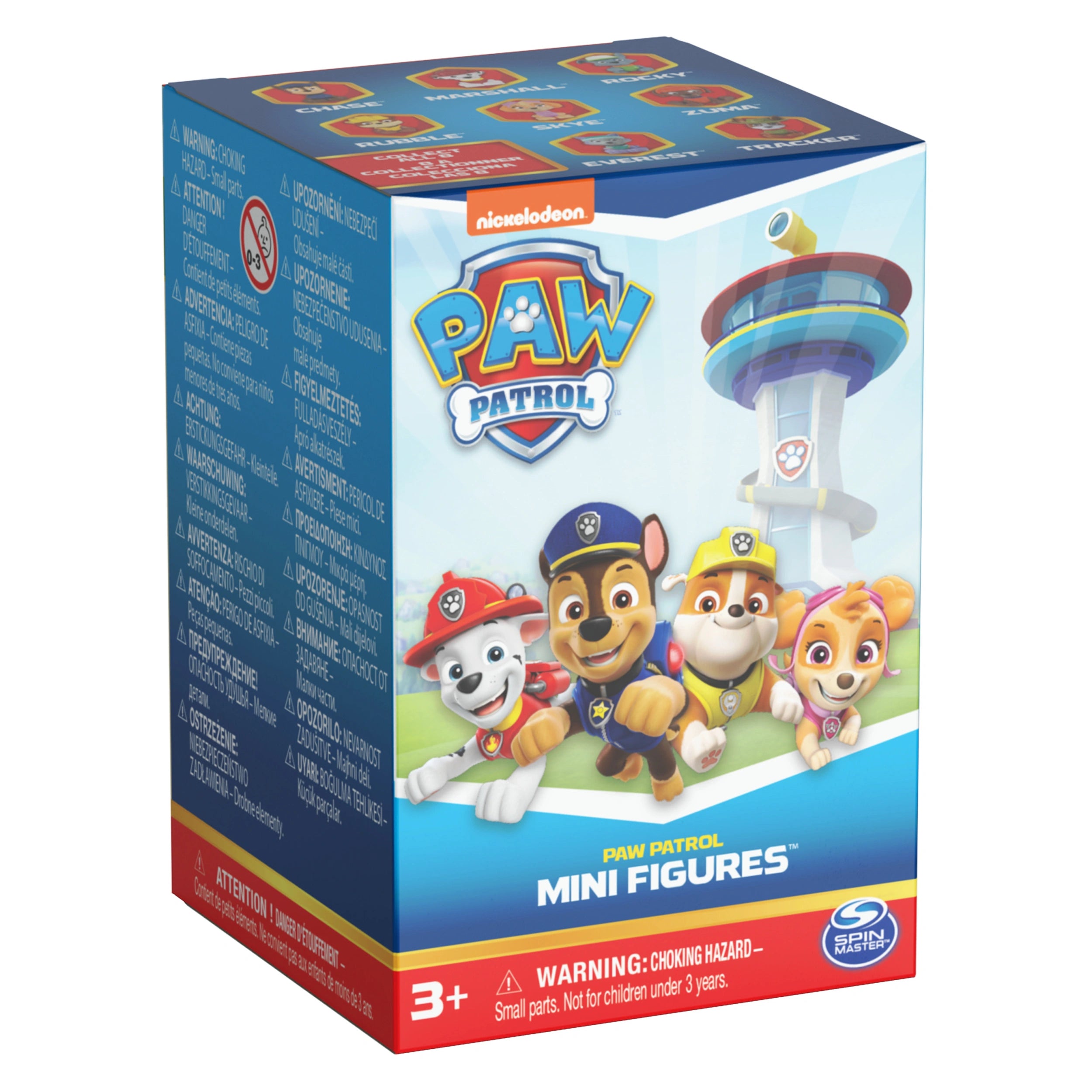 Paw Patrol 10th Anniversary Collectible Blind Box Mini Figure with Lookout Tower Container