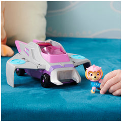 Paw Patrol Aqua Pups Skye Transforming Manta Ray Vehicle with Collectible Action Figure