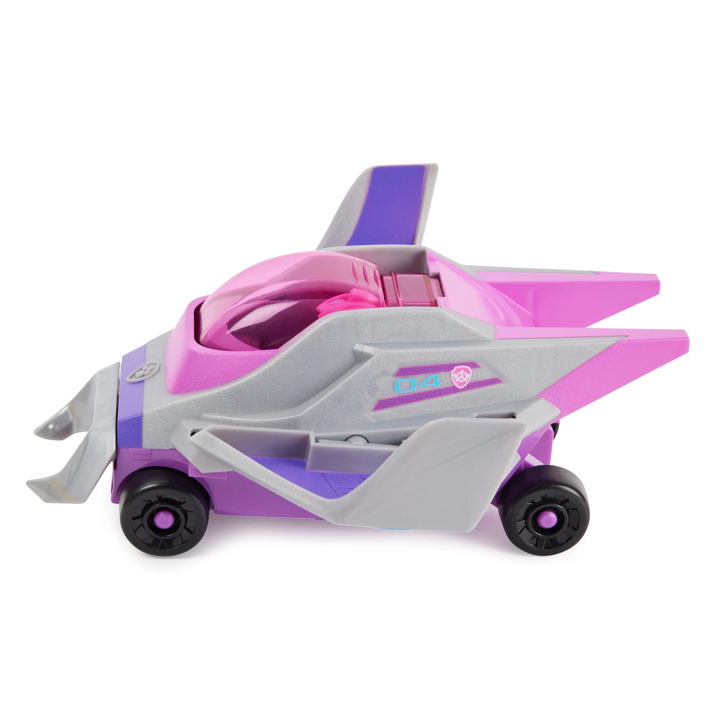 Paw Patrol Aqua Pups Skye Transforming Manta Ray Vehicle with Collectible Action Figure