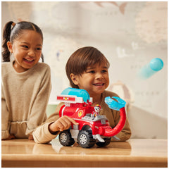 Paw Patrol Jungle Pups Marshall Elephant Firetruck with Projectile Launcher Toy Truck with Action Figure