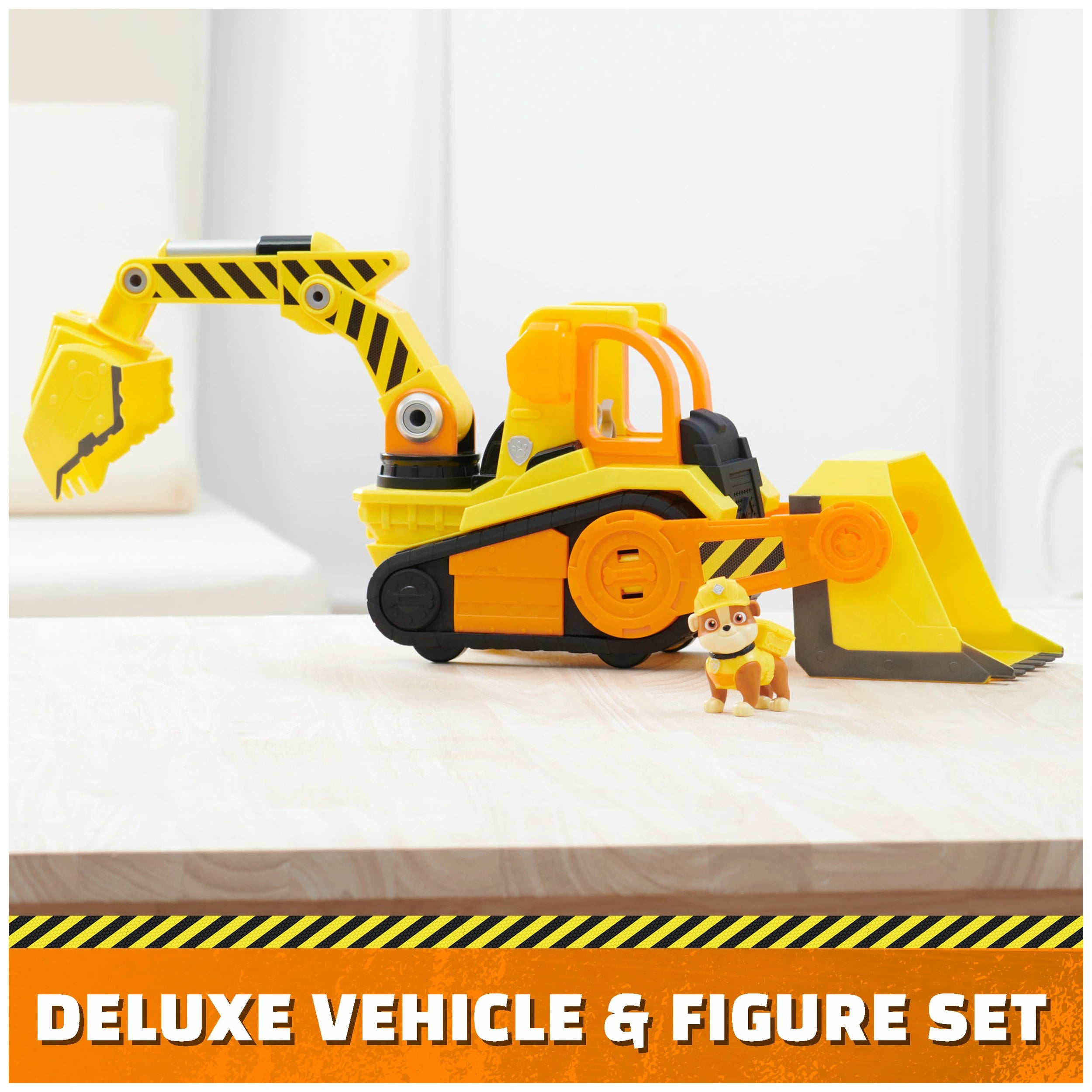 Paw Patrol Rubble & Crew Bark Yard Deluxe Bulldozer