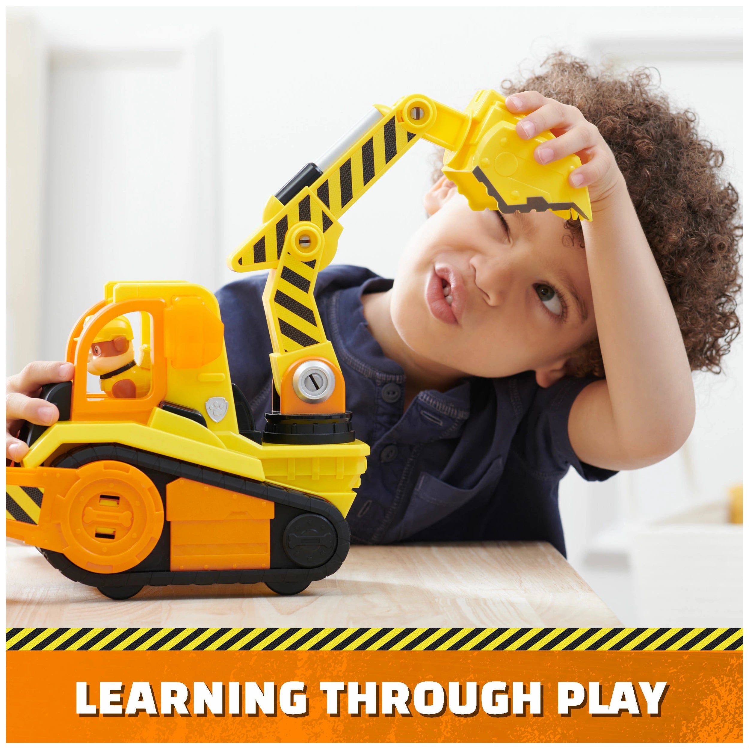 Paw Patrol Rubble & Crew Bark Yard Deluxe Bulldozer