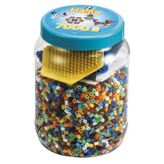 Pet Hama Iron-on Bead Set in Pot 7000 Pcs.