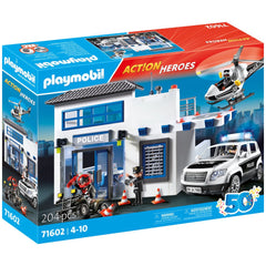 Playmobil Action Heroes Police Station With Vehicles - 71602