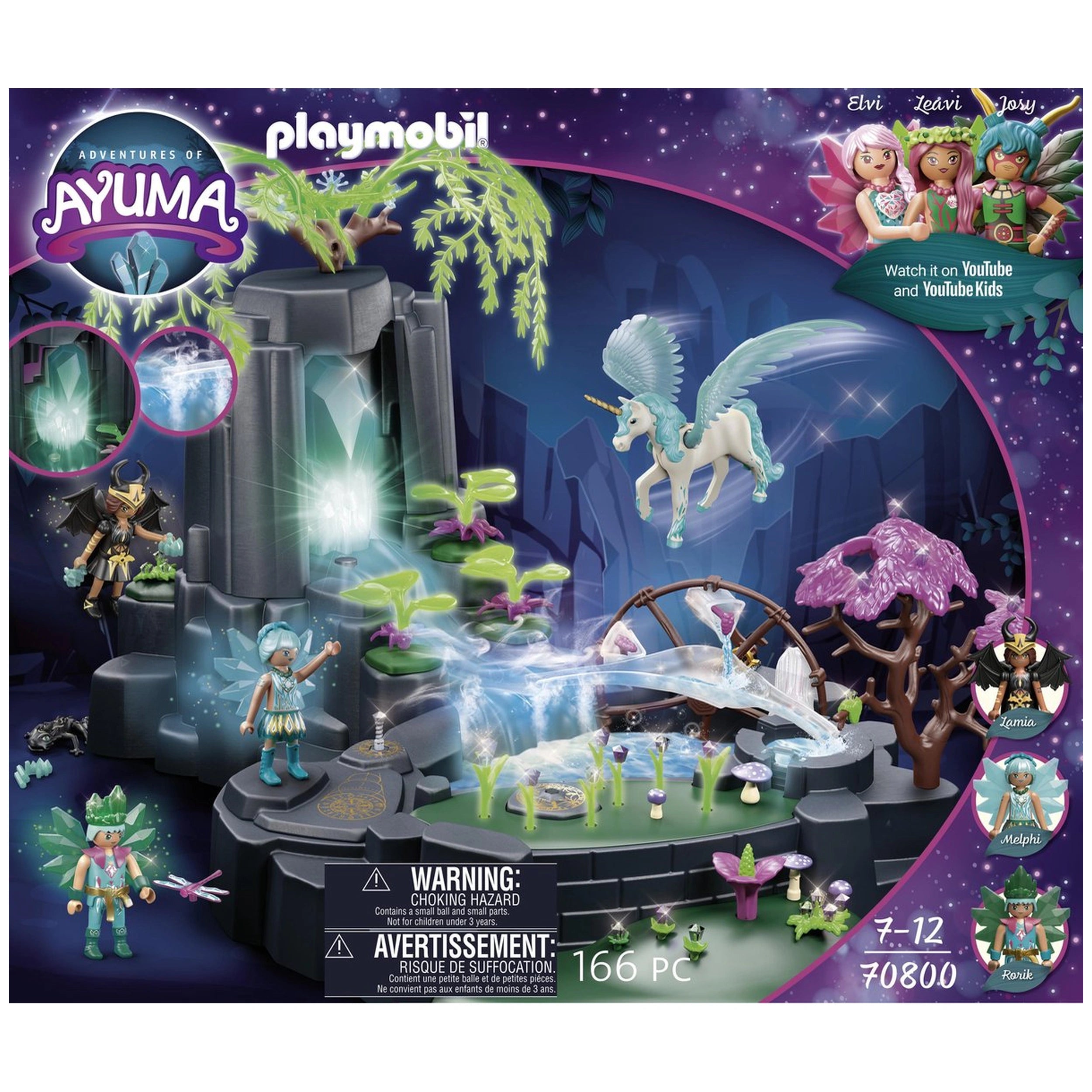 Playmobil Aventures d'Ayuma Source d'Énergie Magique avec Fées - 70800