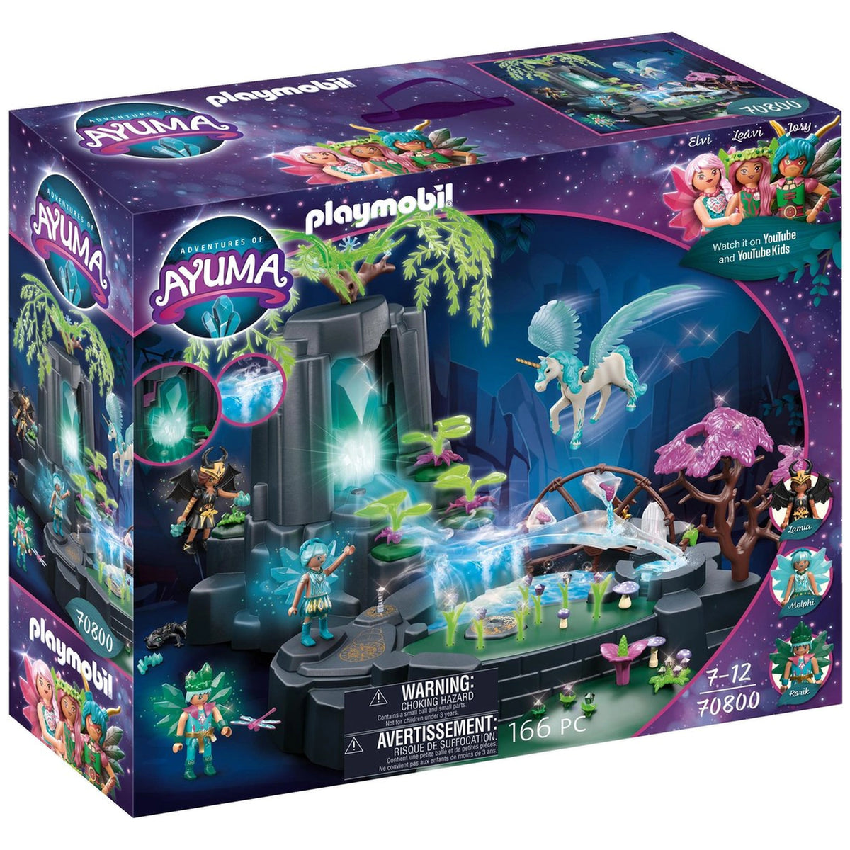 Playmobil Aventures d'Ayuma Source d'Énergie Magique avec Fées - 70800