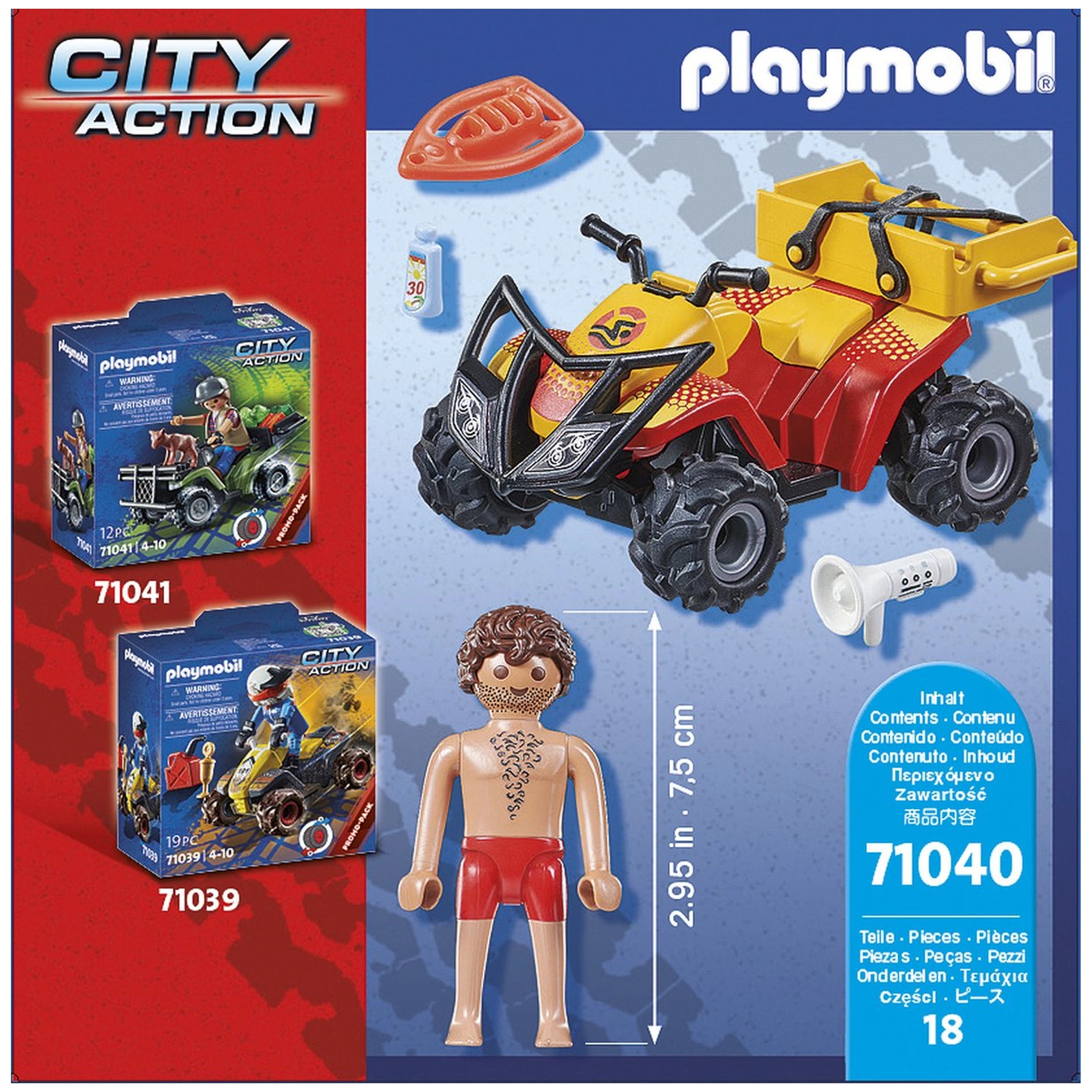 Playmobil City Action Lifeguard Quad - 71040