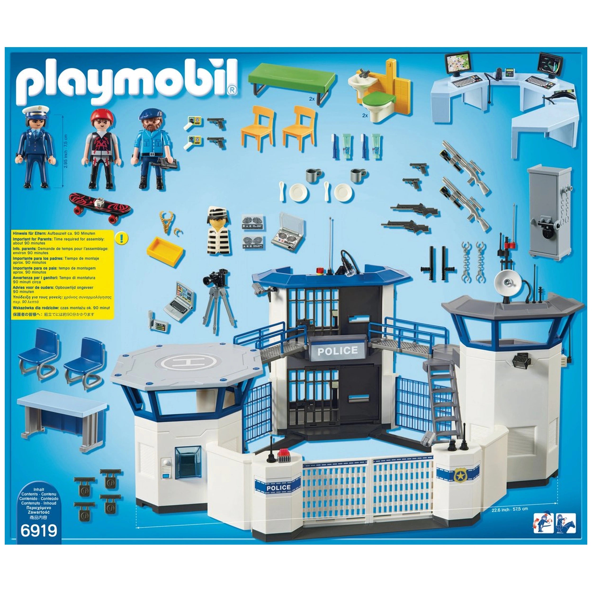 Playmobil City Action Poste de Police avec Prison - 6919
