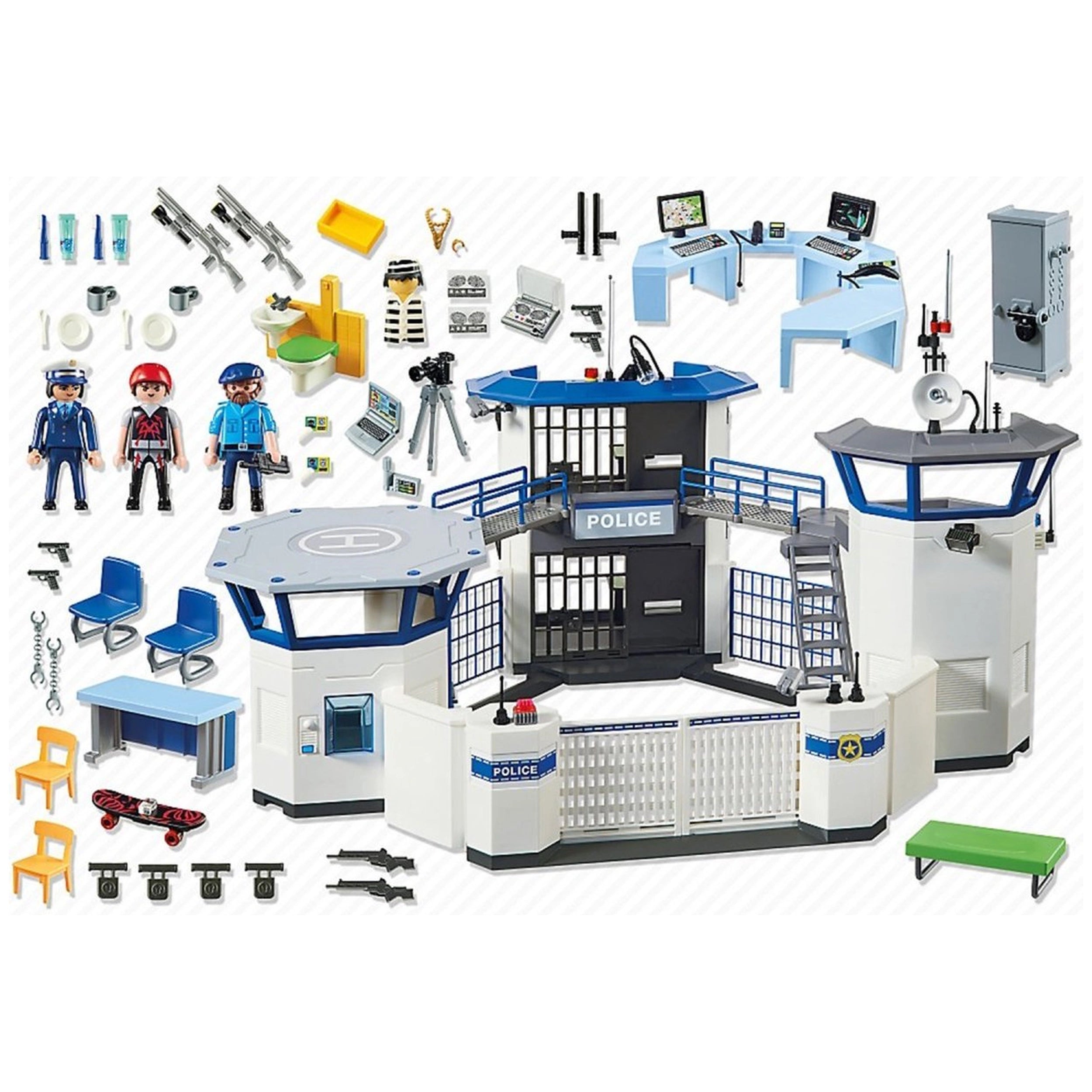 Playmobil City Action Poste de Police avec Prison - 6919