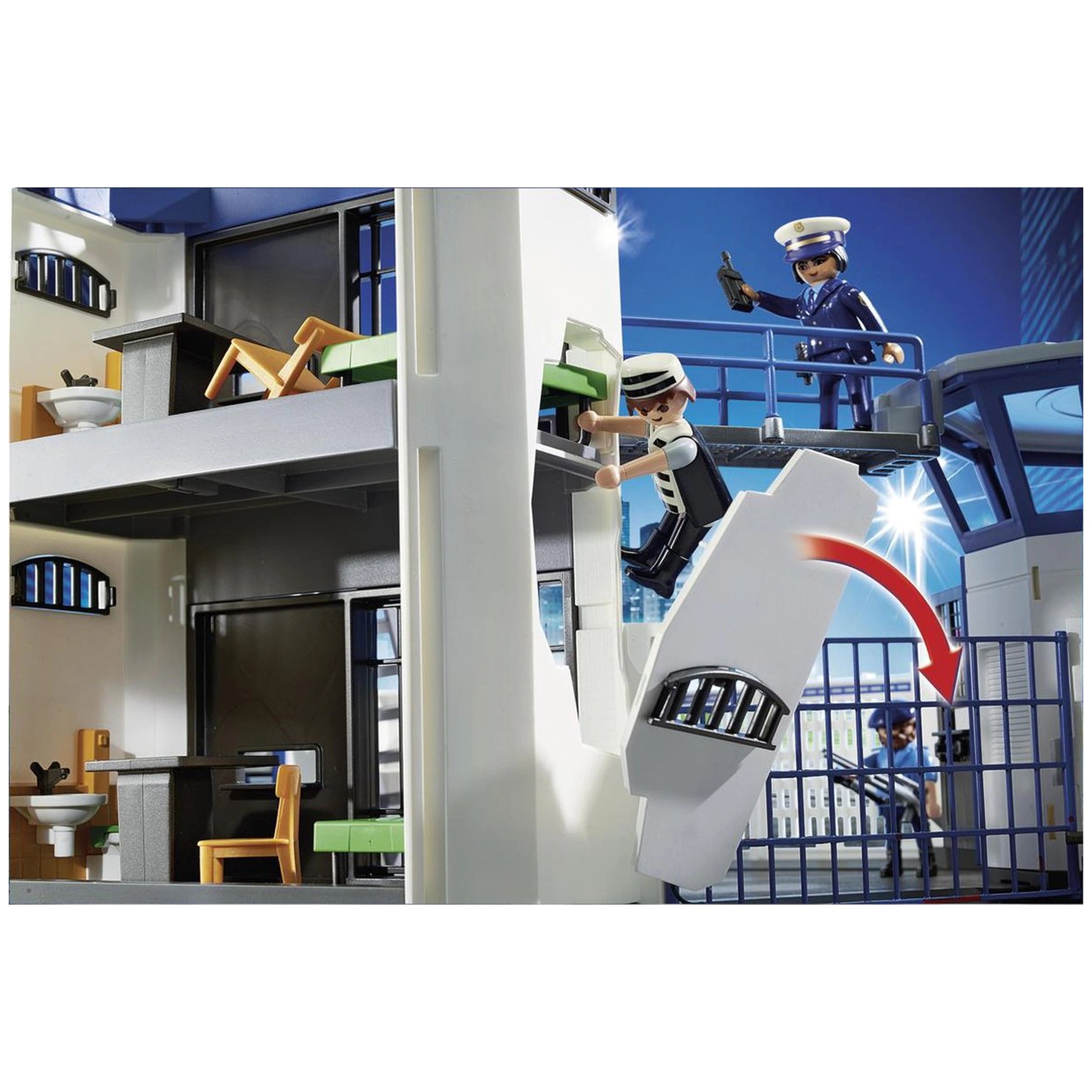 Playmobil City Action Poste de Police avec Prison - 6919