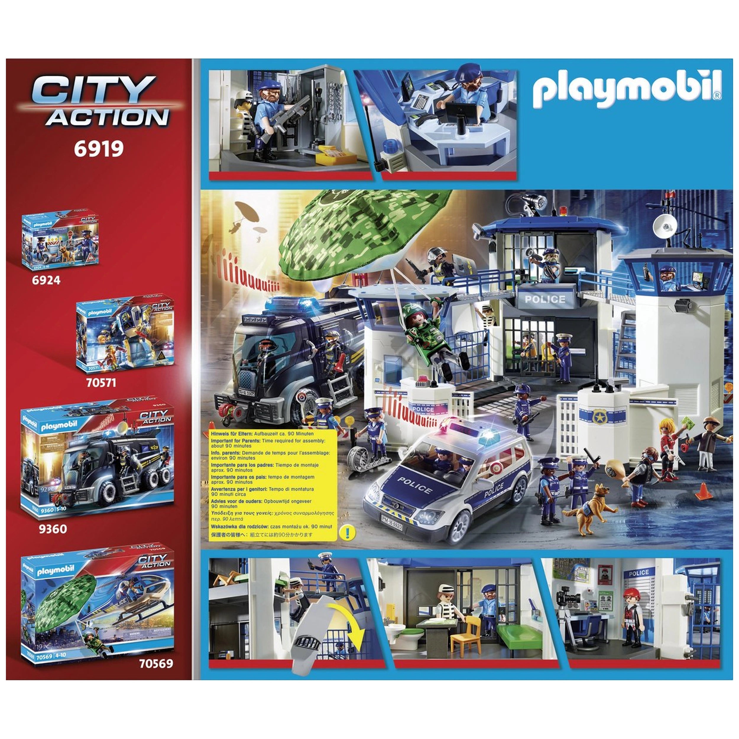 Playmobil City Action Poste de Police avec Prison - 6919