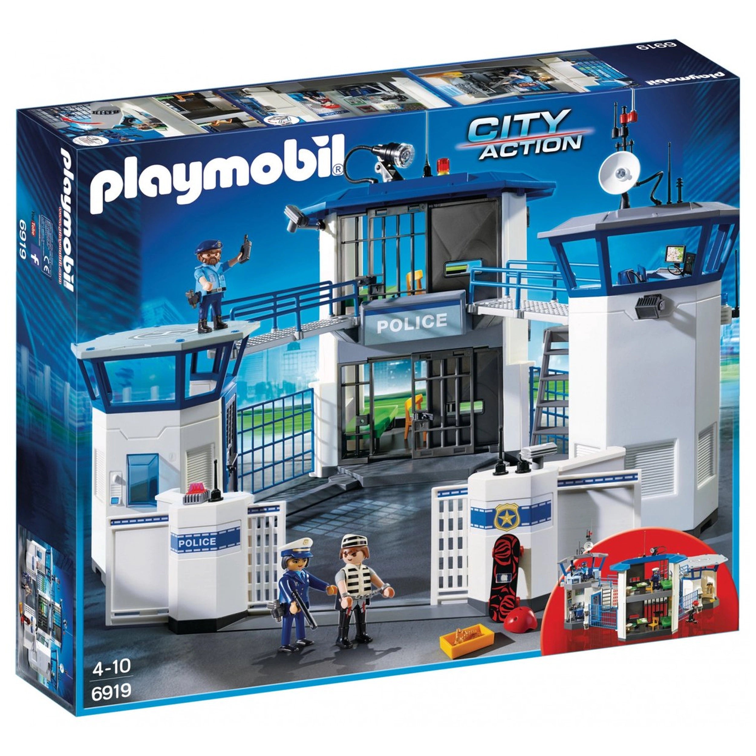 Playmobil City Action Poste de Police avec Prison - 6919