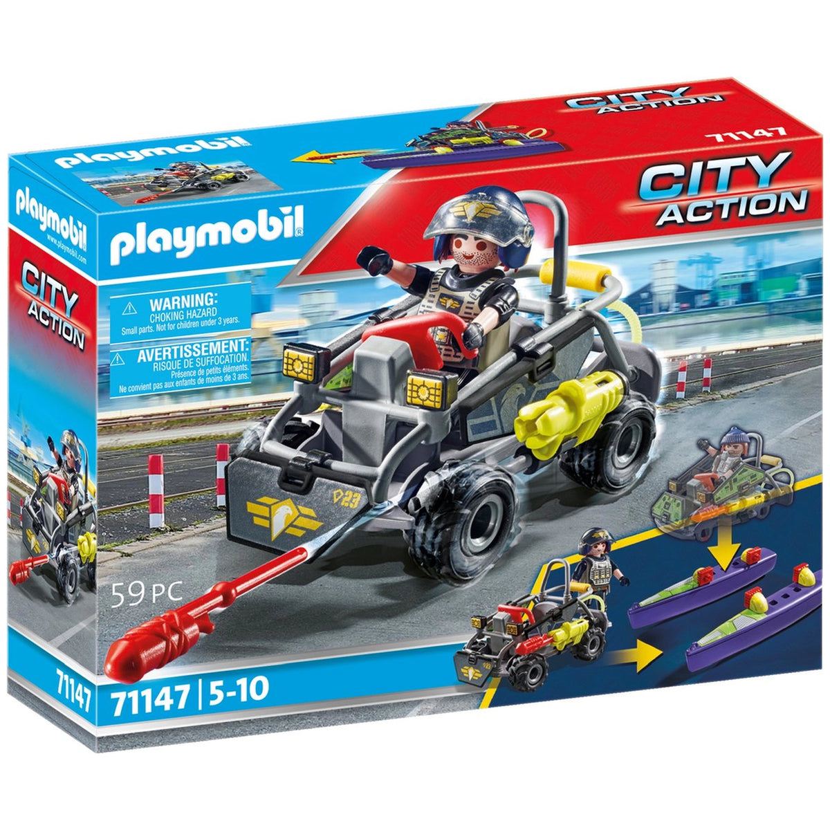 Playmobil City Action Se Véhicule Multi-Terrain - 71147