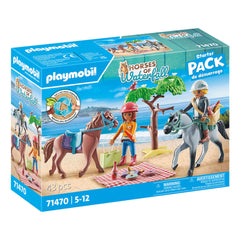 Playmobil Country Horse Riding To The Beach With Amelia And Ben - 71470