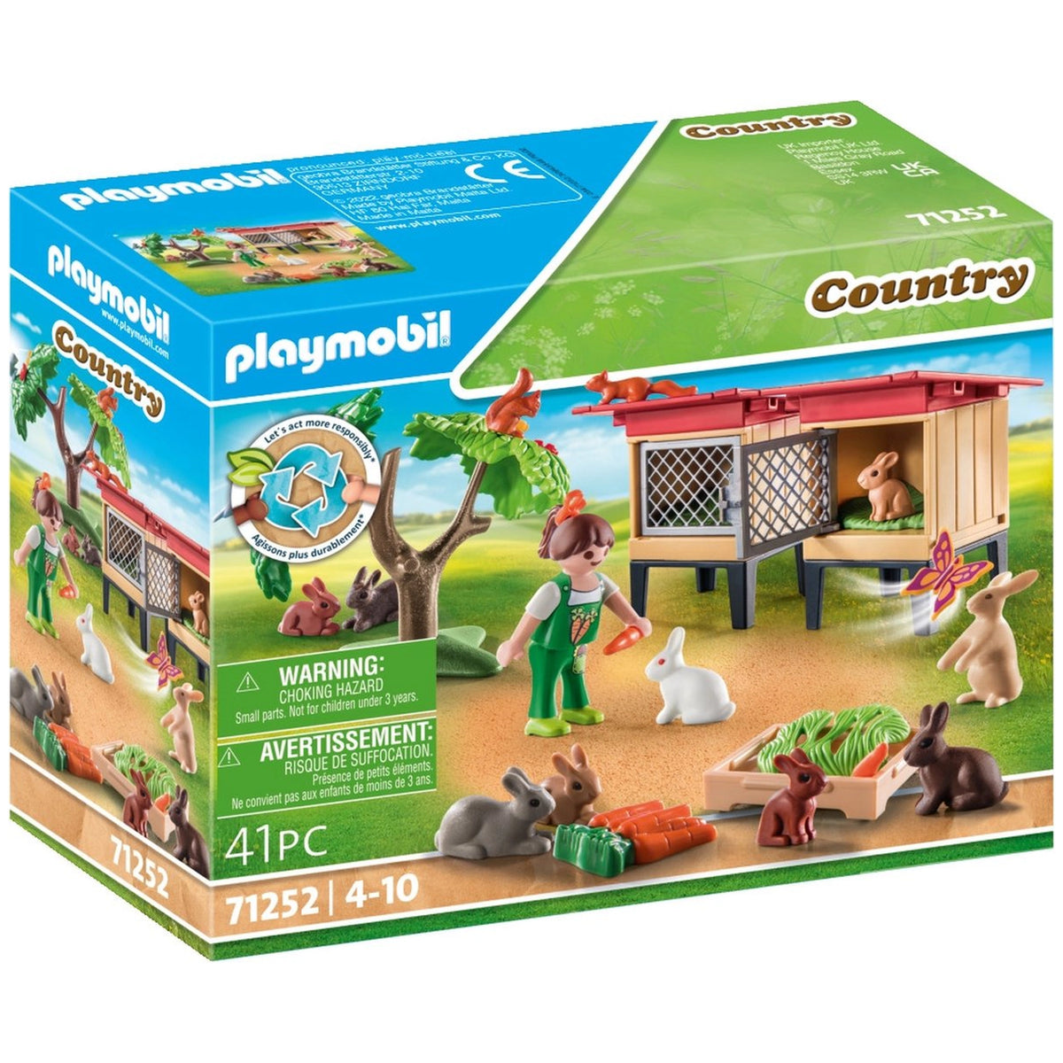 Playmobil Country Rabbit Hutch - 71252
