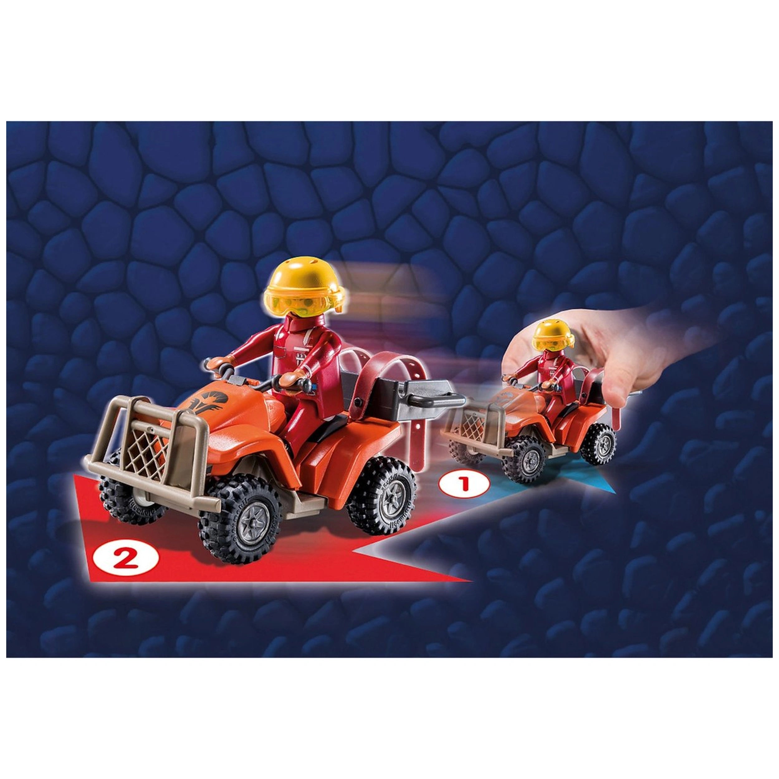 Playmobil Dragons : Les Neuf Royaumes Icaris Quad & Phil - 71085