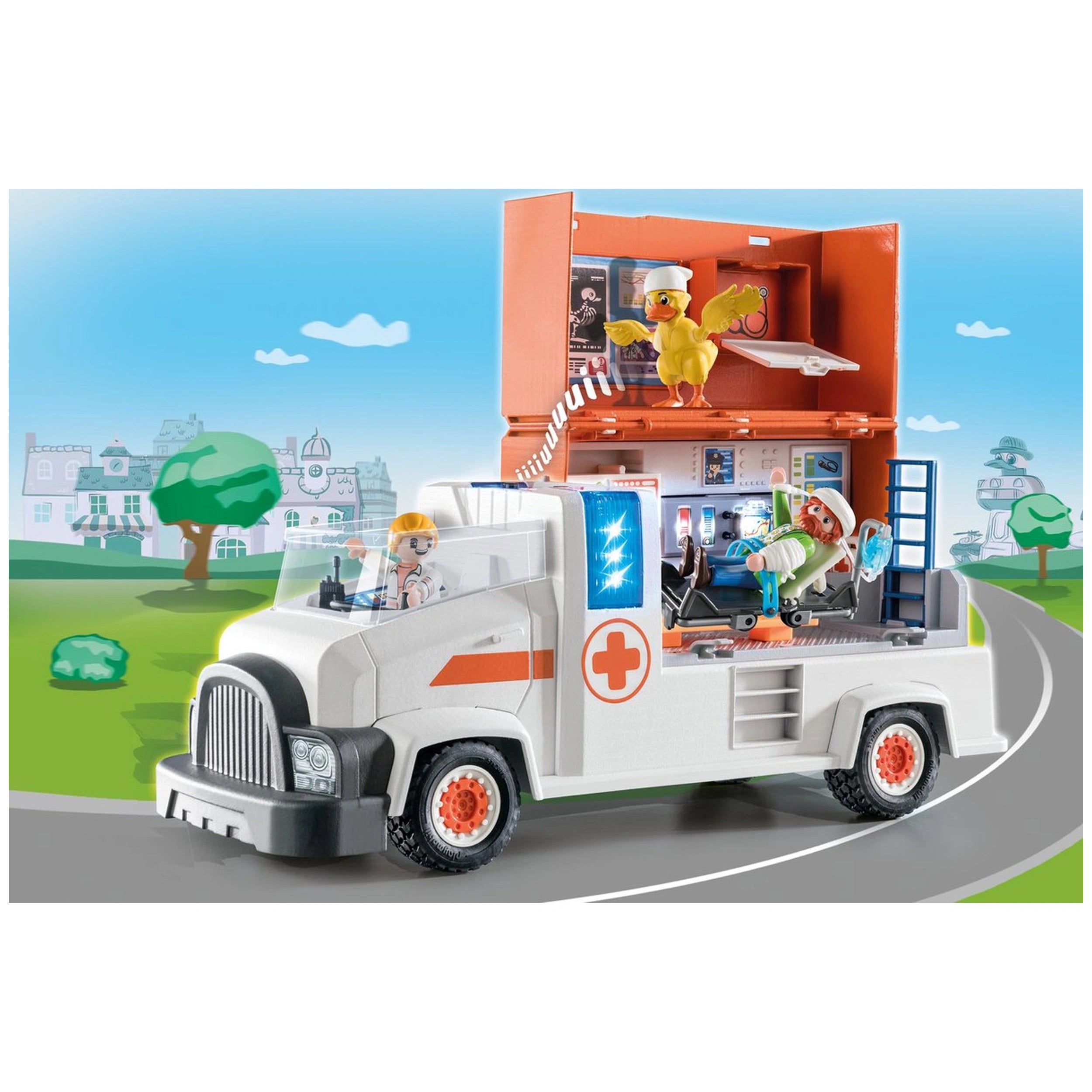 Playmobil Duck On Call Ambulance - 70913