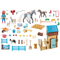 Playmobil Chevaux de la Cascade Amelia et Whisper Ensemble de Jeu - 71353