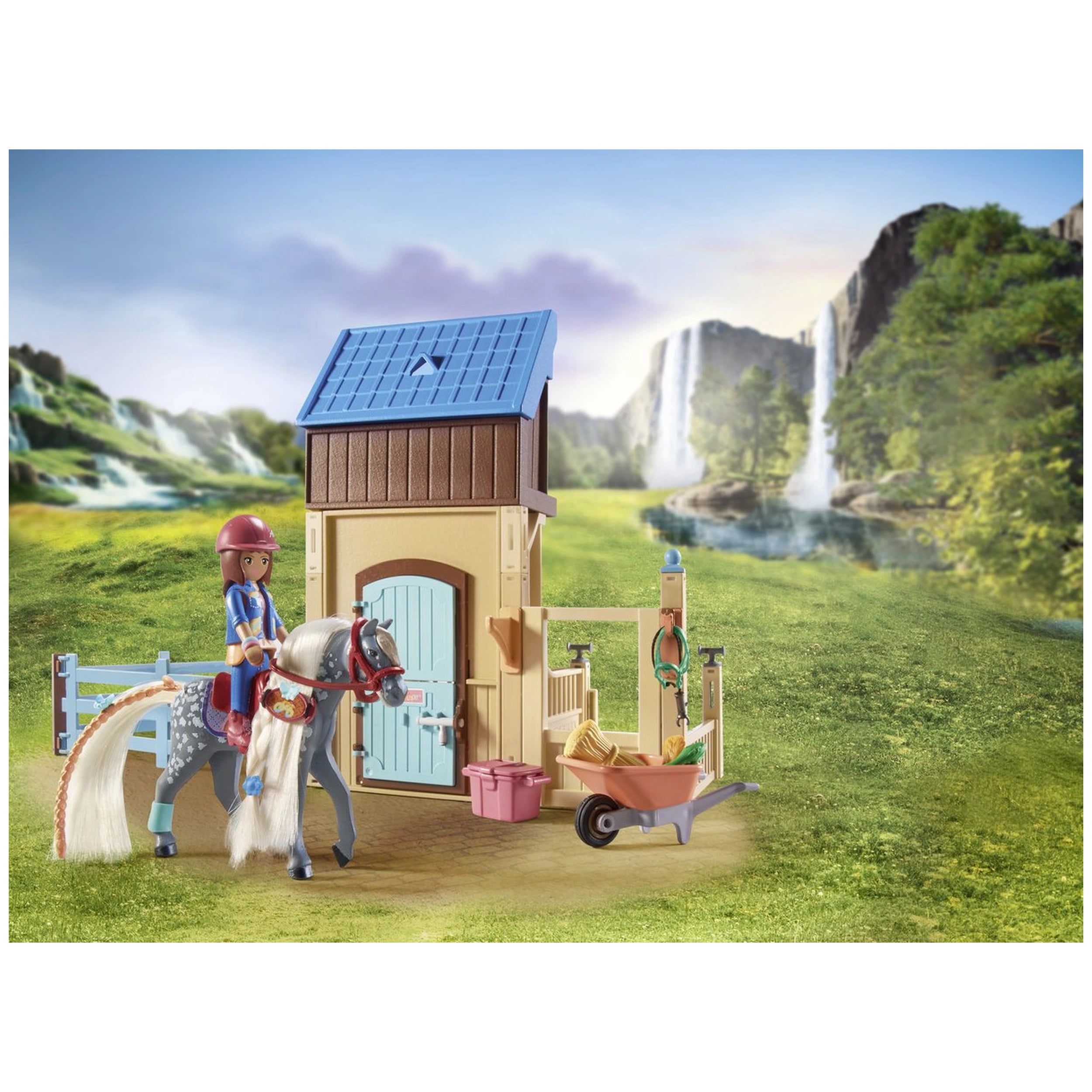 Playmobil Chevaux de la Cascade Amelia et Whisper Ensemble de Jeu - 71353