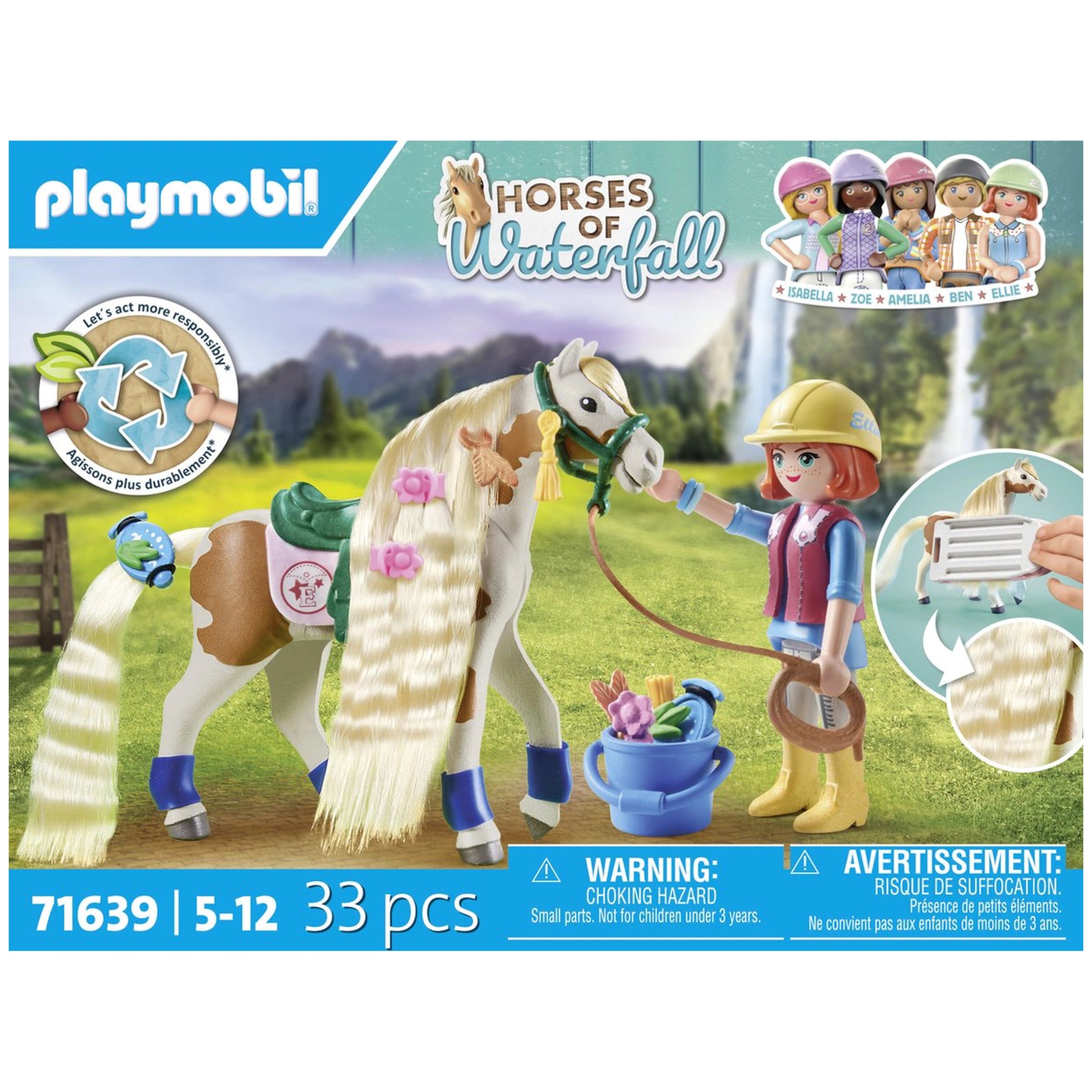 Playmobil Horses Of Waterfall Ellie With Horse - 71639