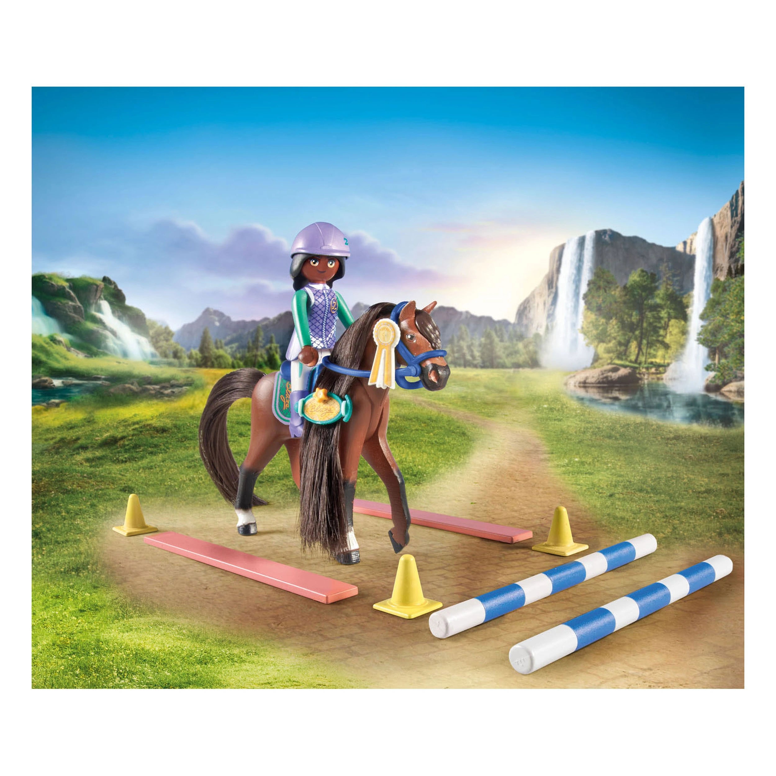 Playmobil Horses Of Waterfall Zoe And Blaze Playset - 71355