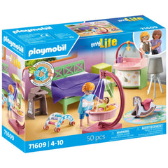 Playmobil Ma Vie Chambre à Coucher Avec Coin Jeux Bébé - 71609