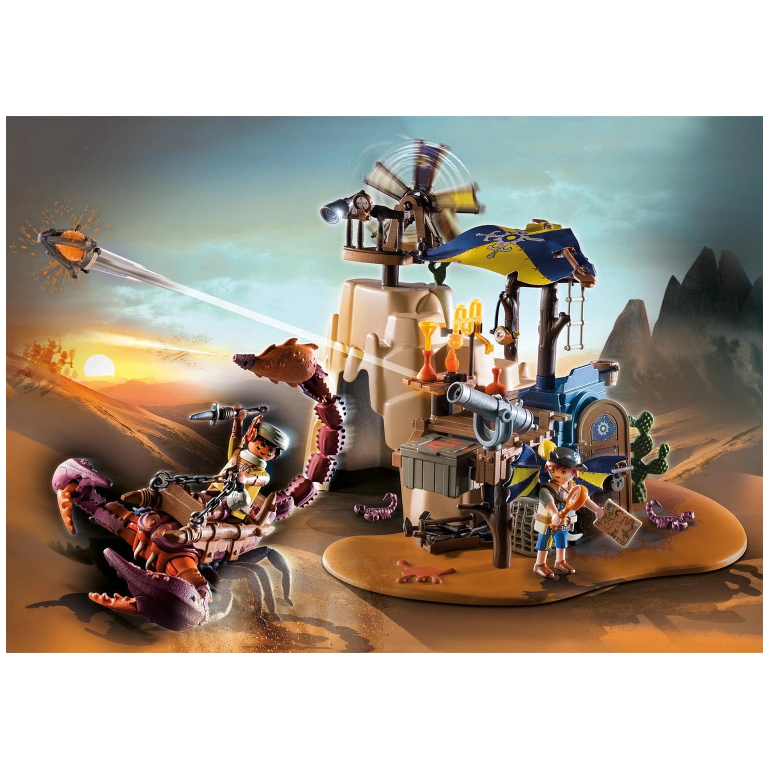 Playmobil Novelmore Sal'Ahari Sands - Secret Base With Giant Scorpio - 71024