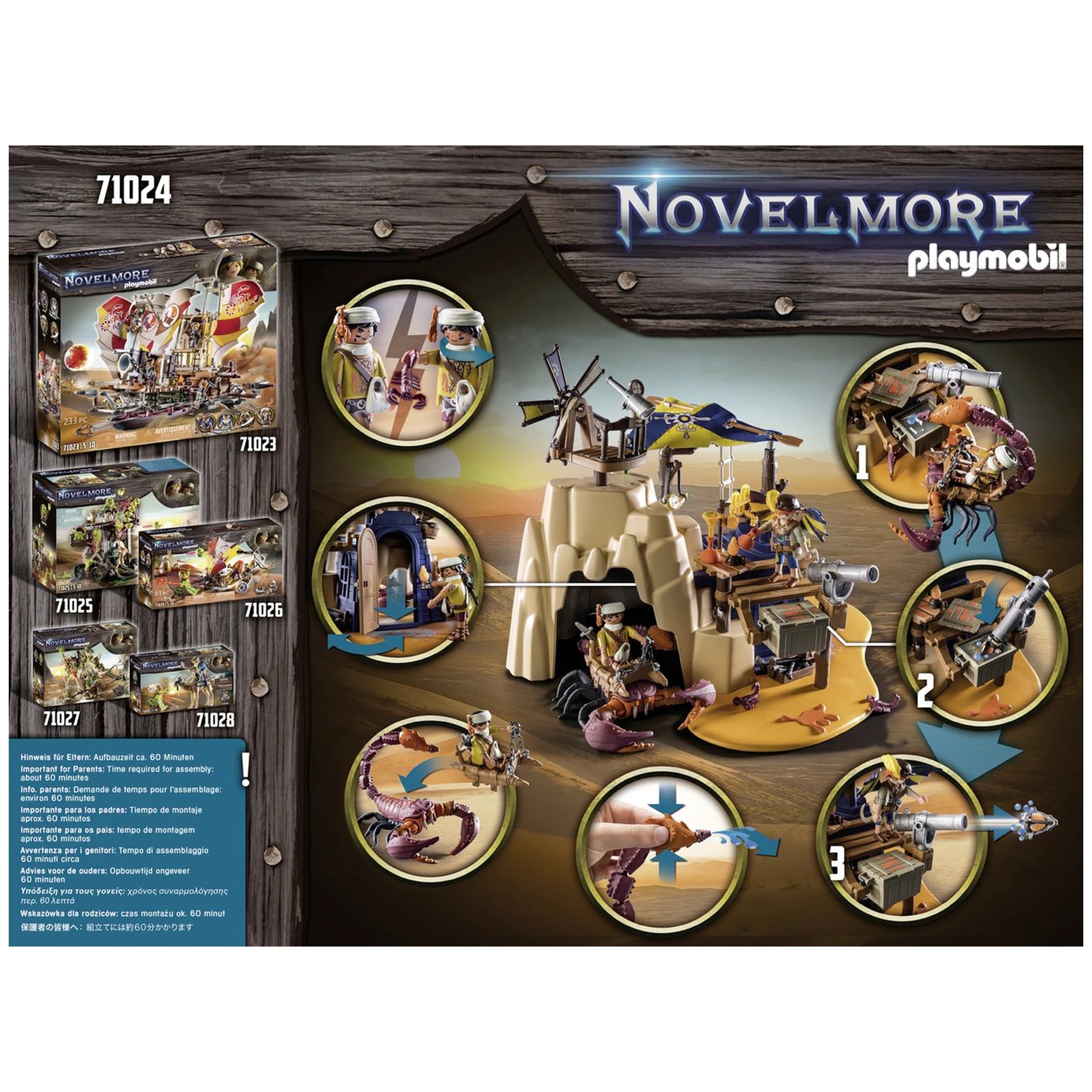Playmobil Novelmore Sal'Ahari Sands - Secret Base With Giant Scorpio - 71024