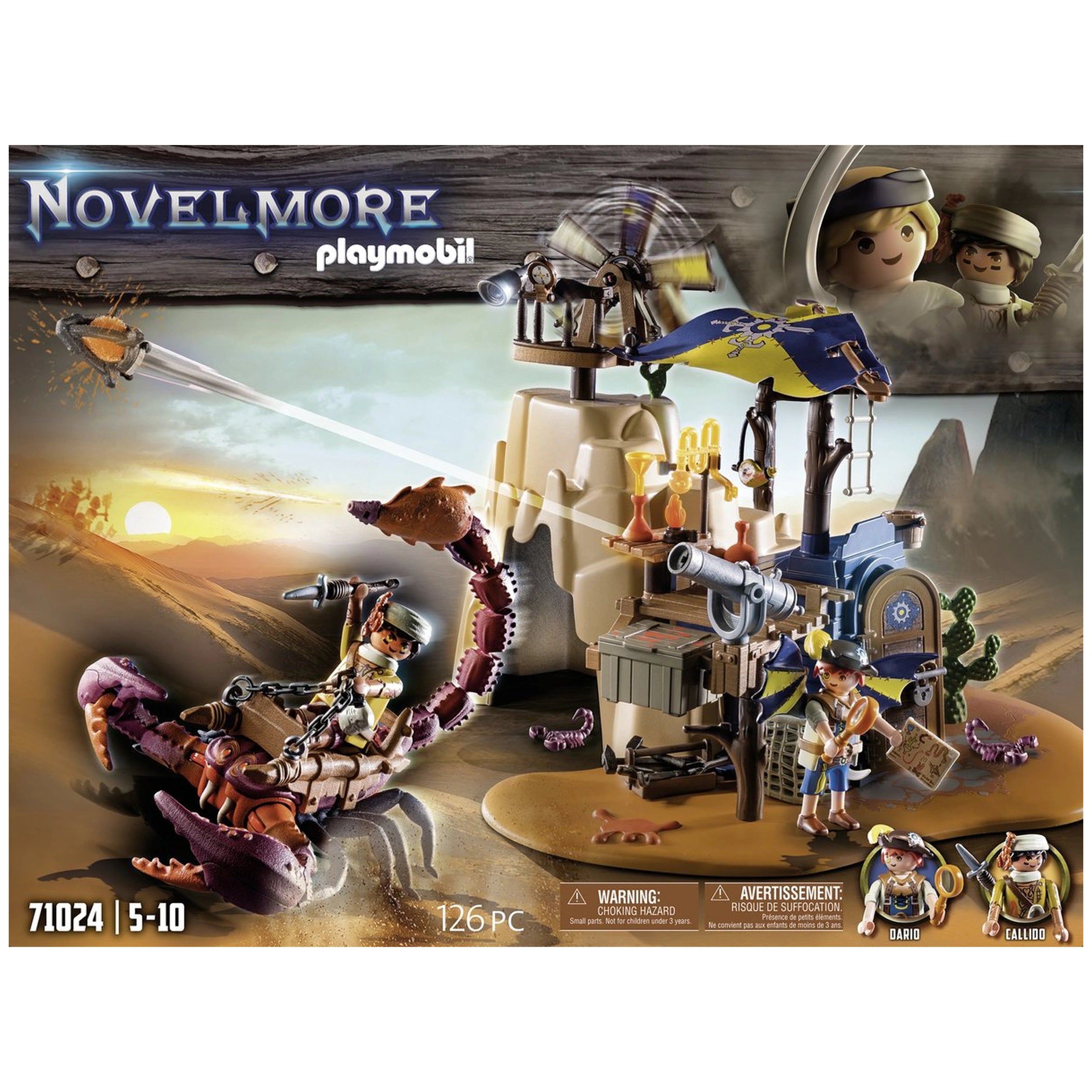 Playmobil Novelmore Sal'Ahari Sands - Secret Base With Giant Scorpio - 71024
