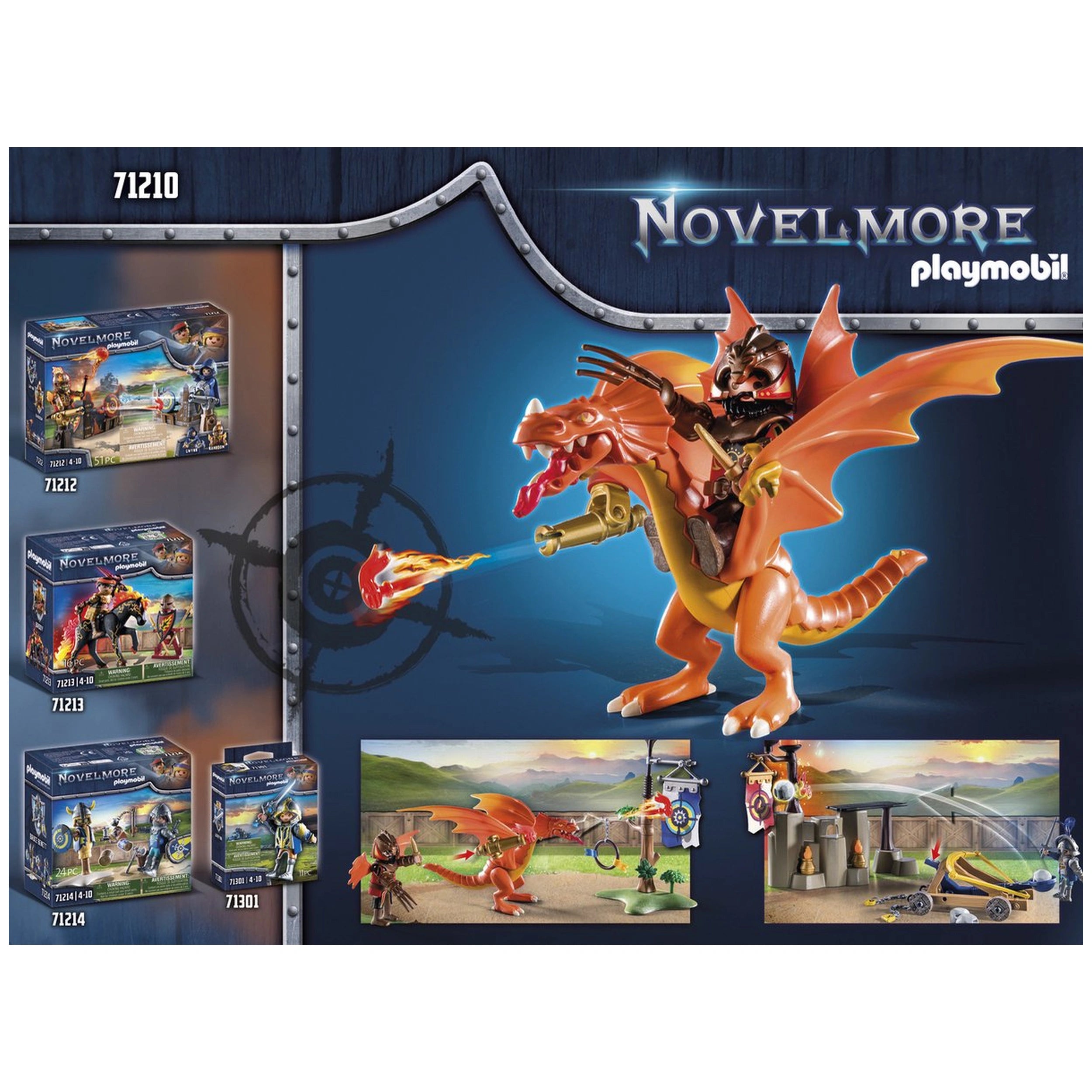 Playmobil Novelmore Vs. Burnham Raiders - Battle Arena - 71210