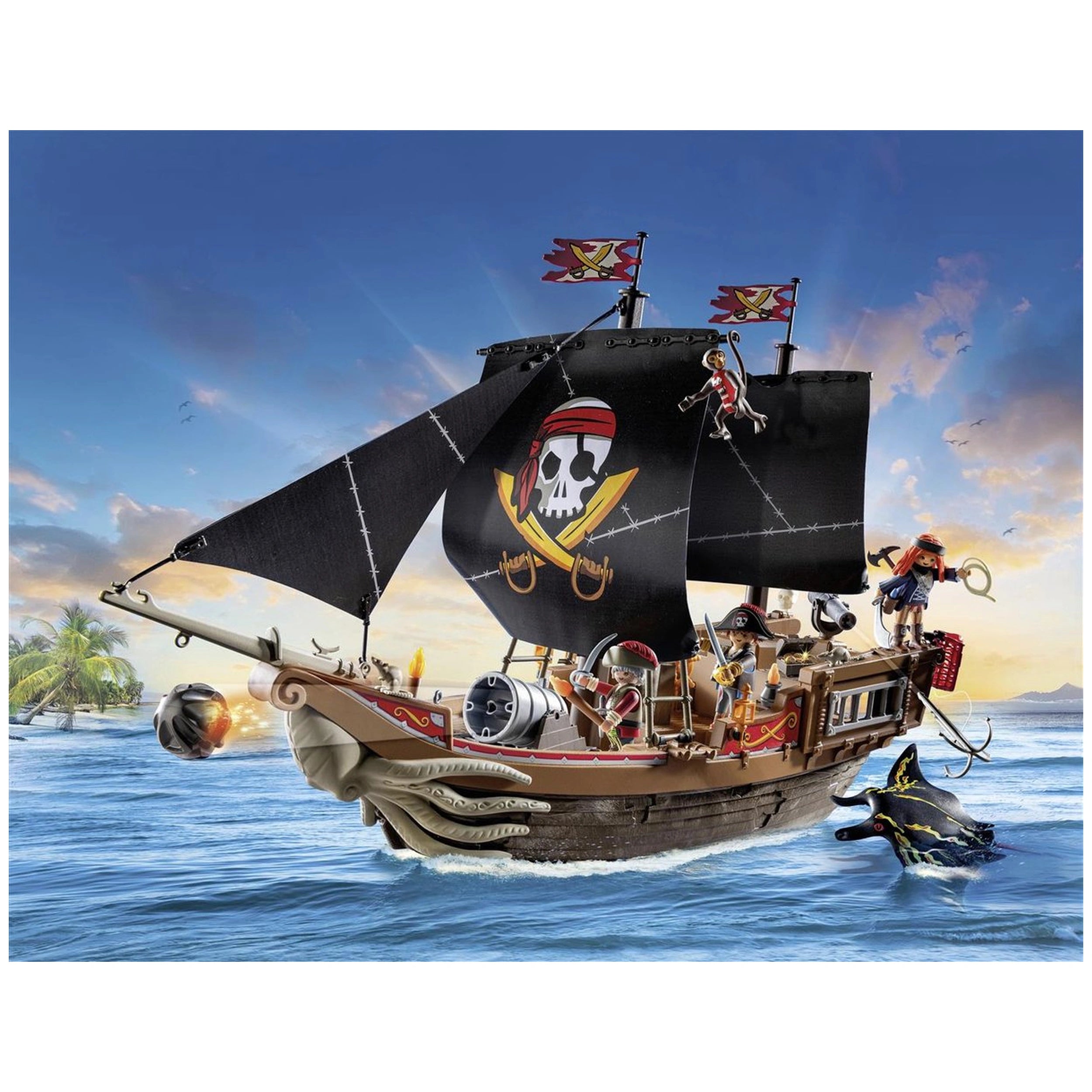 Playmobil Pirates Large Pirate Ship - 71530