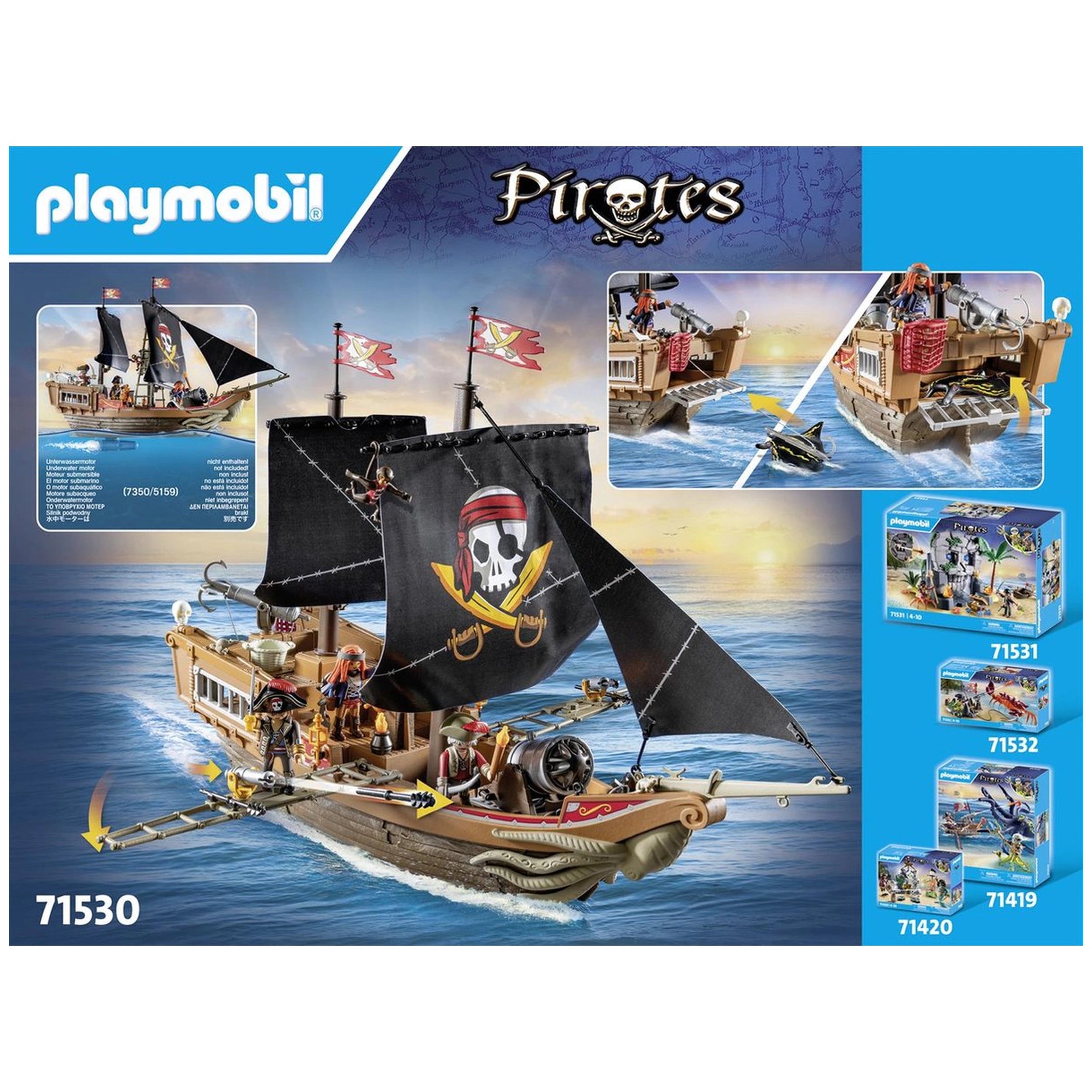 Playmobil Pirates Large Pirate Ship - 71530